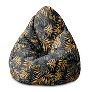 Sitzsack Pearshape Goldene Monstera-S-Oxford