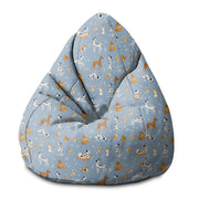Sedací vak Pearshape Kreslené Psy-S-Oxford