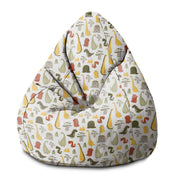 Puf Pearshape Cartoon Style Dinosaur