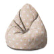 Sedací vak Pearshape Elegantné labute-S-Velvet