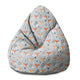 Puf Pearshape Foxes Pastel