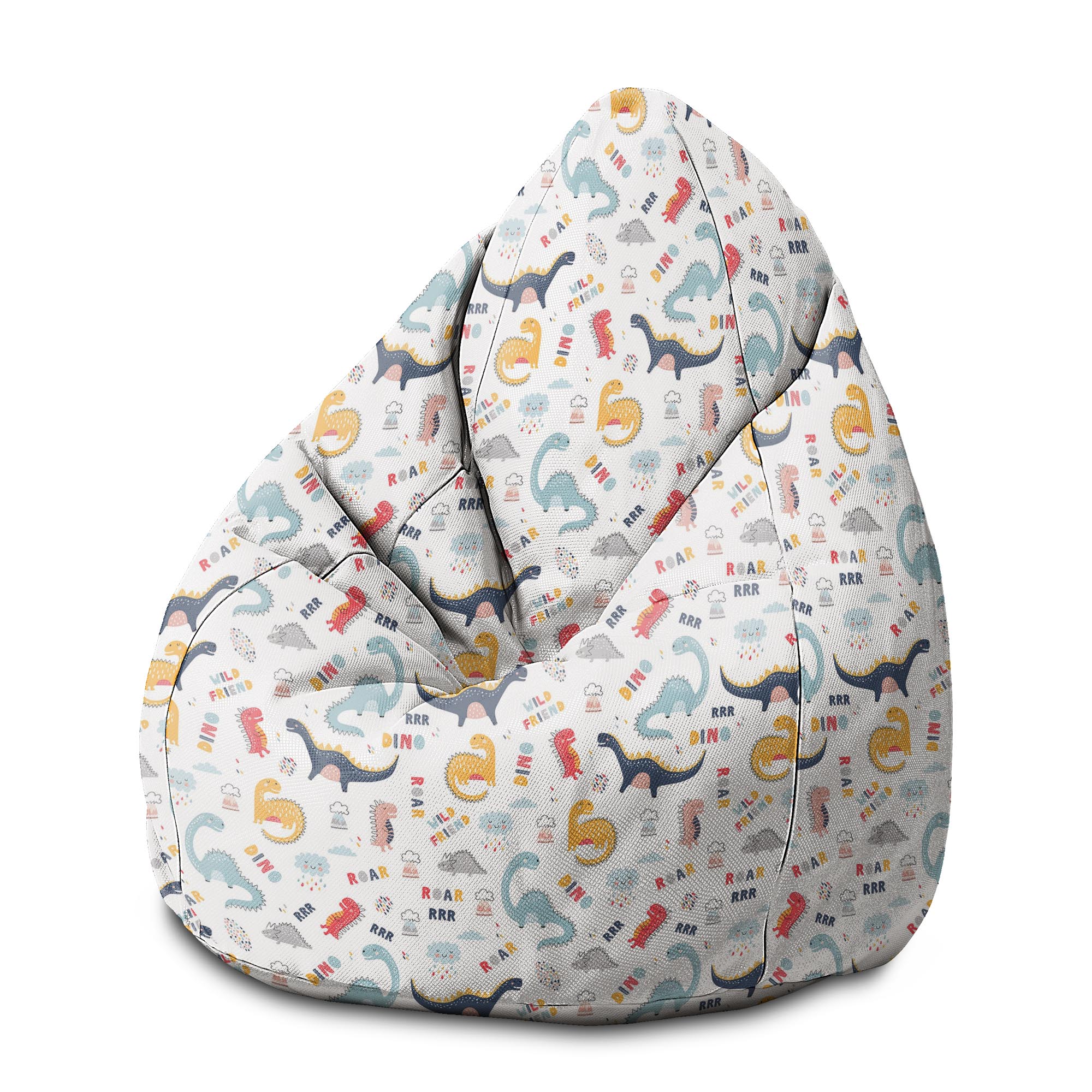 Puf Pearshape Funny Kids Dinosaurs-M-Velvet