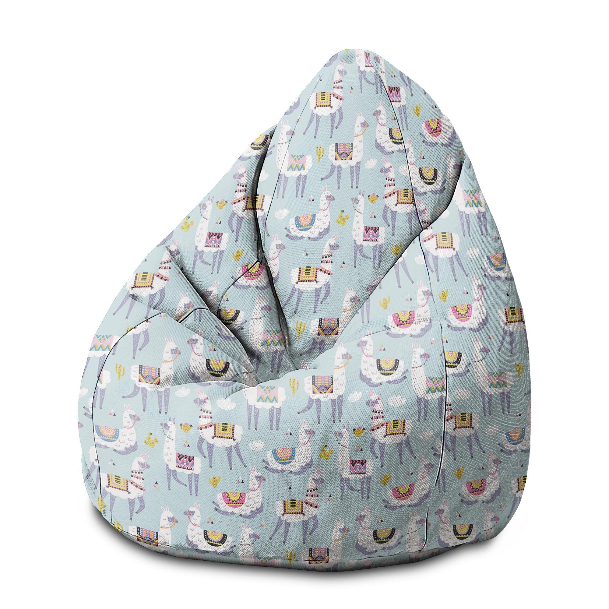Puf Pearshape Llama and Cactus-M-Oxford