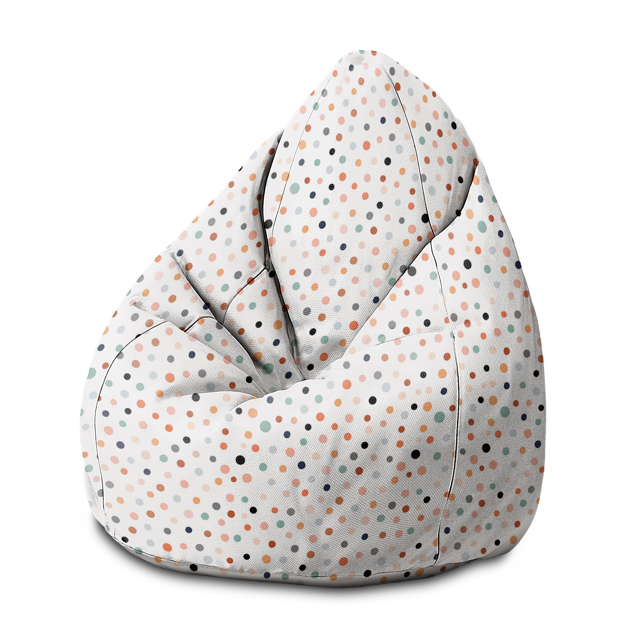 Puf Pearshape Pastel Dots-M-Velvet