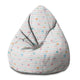 Sitzsack Birnenform Pastellherzen