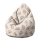 Puf Pearshape Boho Rainbow with Stars-M-Oxford