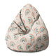 Sedací vak Pearshape Boho Dúha s Hviezdami