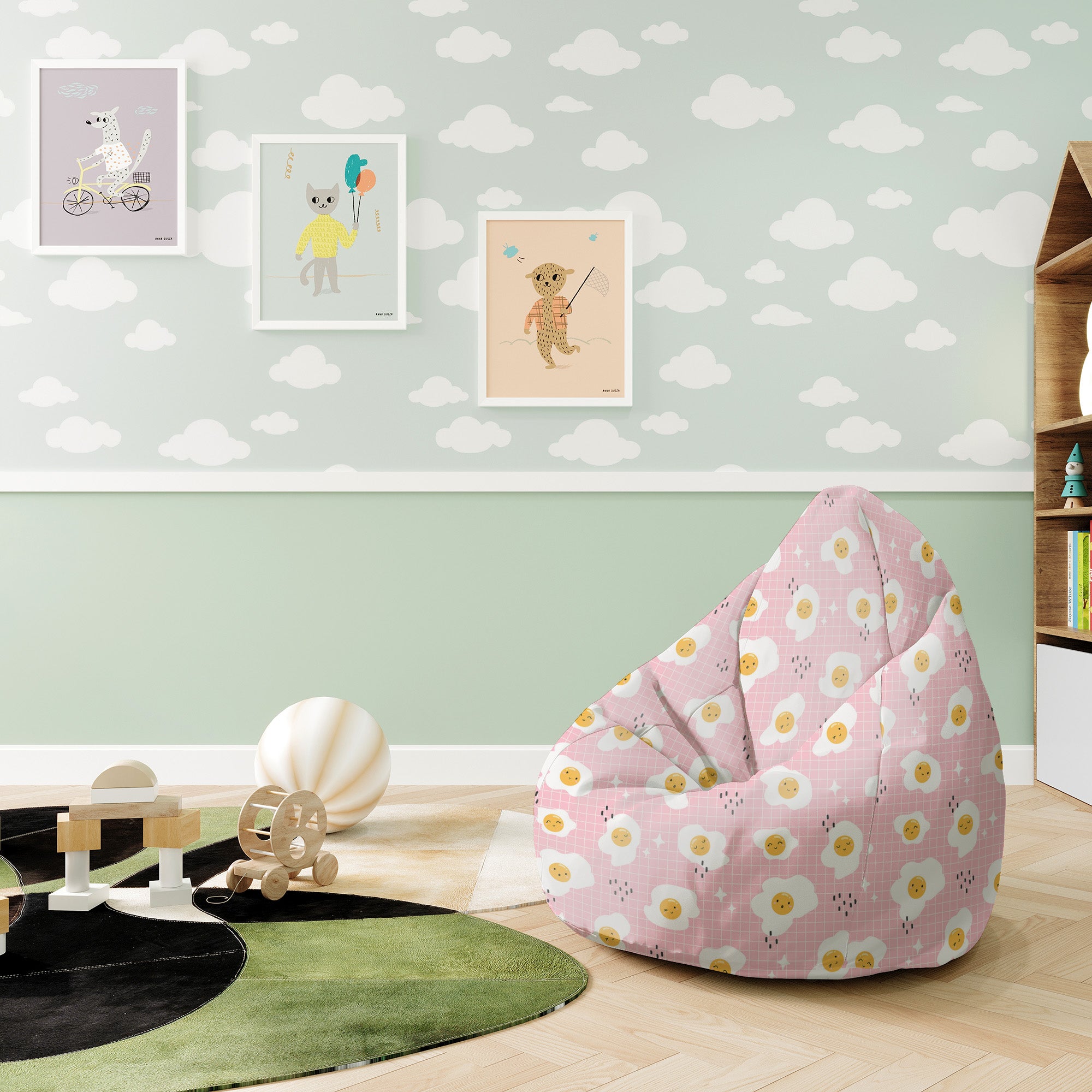 Puf Pearshape Cute Egg-S-Velvet