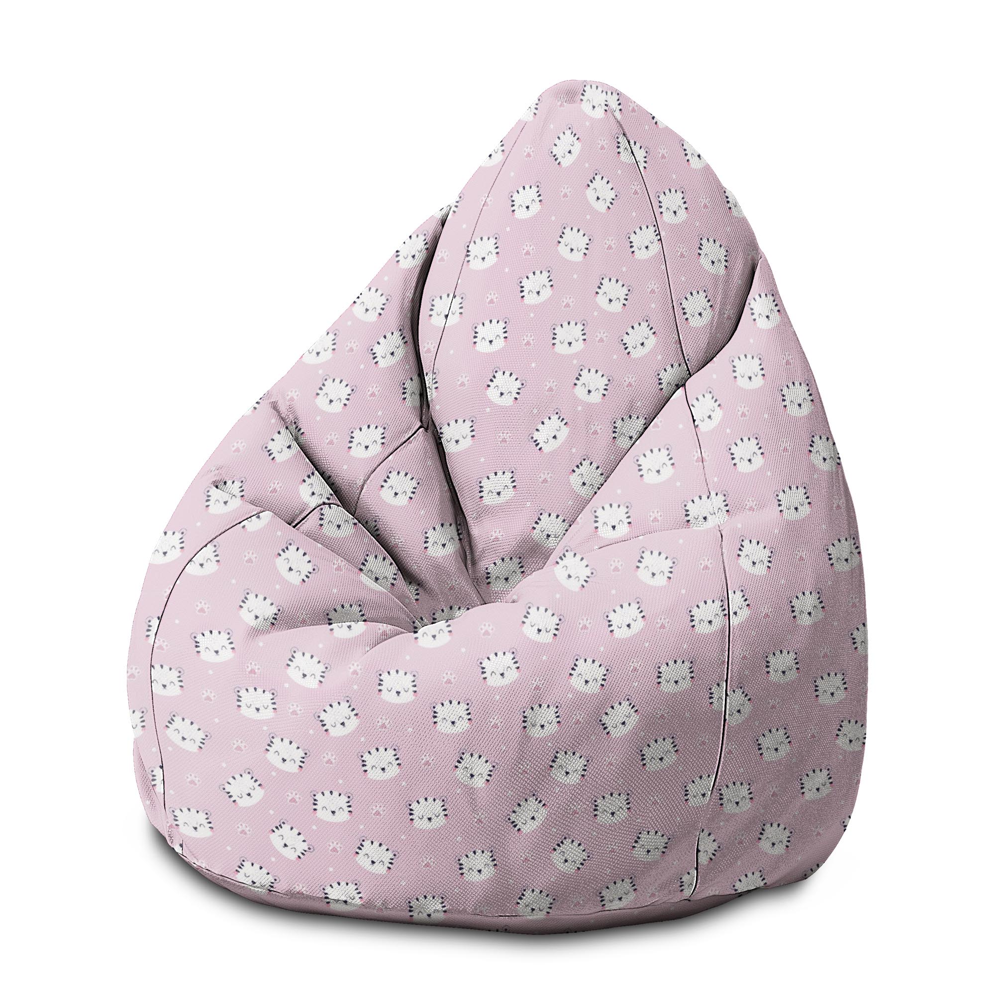 Puf Pearshape Roztomilé tygří tlapky-S-Velvet