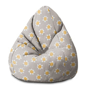 Puf Pearshape Daisies