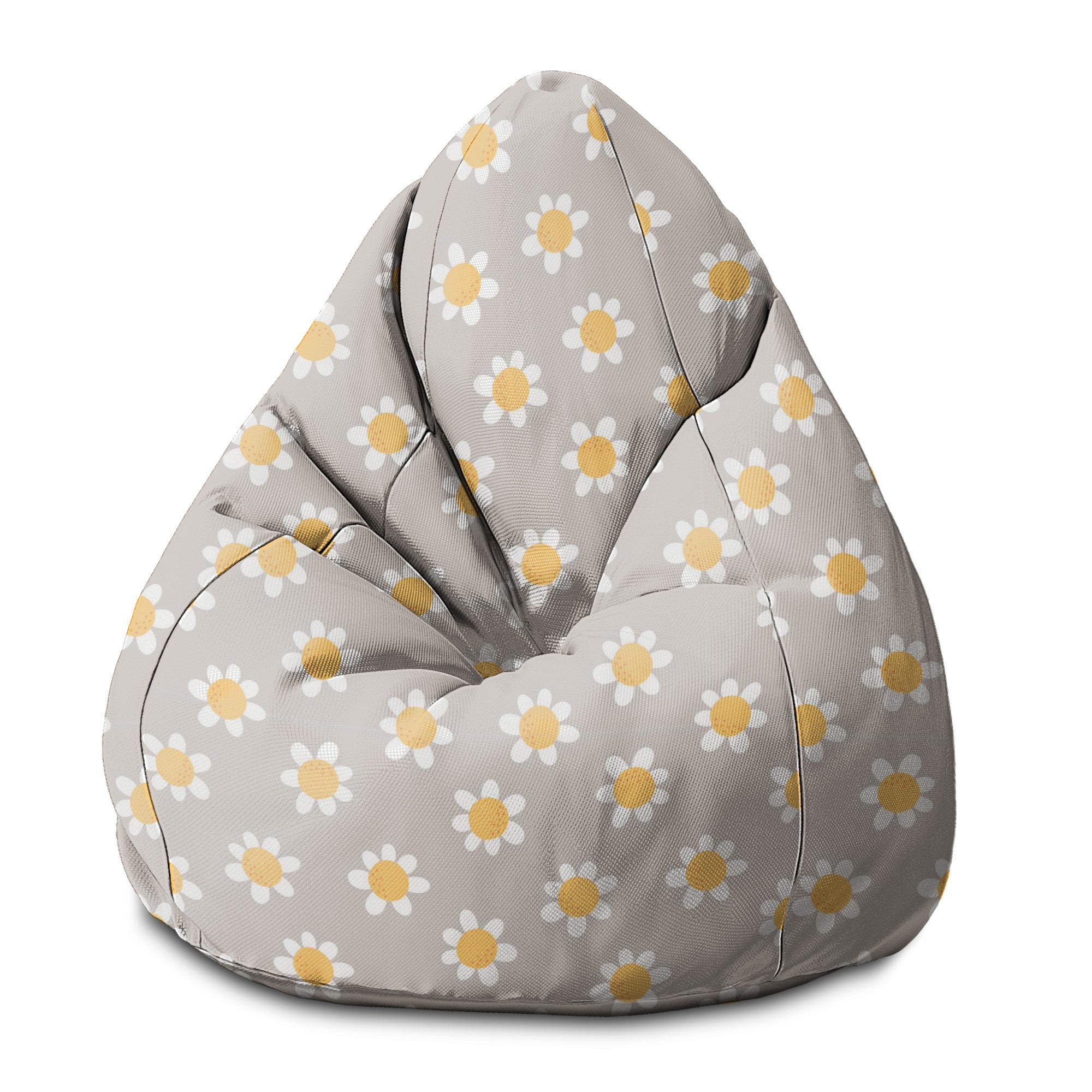 Puf Pearshape Daisies