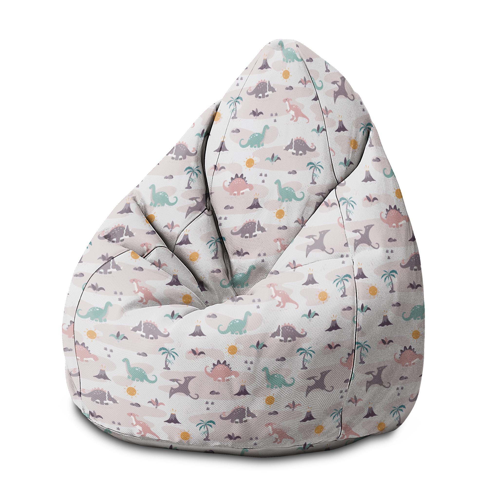 Puf Pearshape Dino Friends-S-Velvet