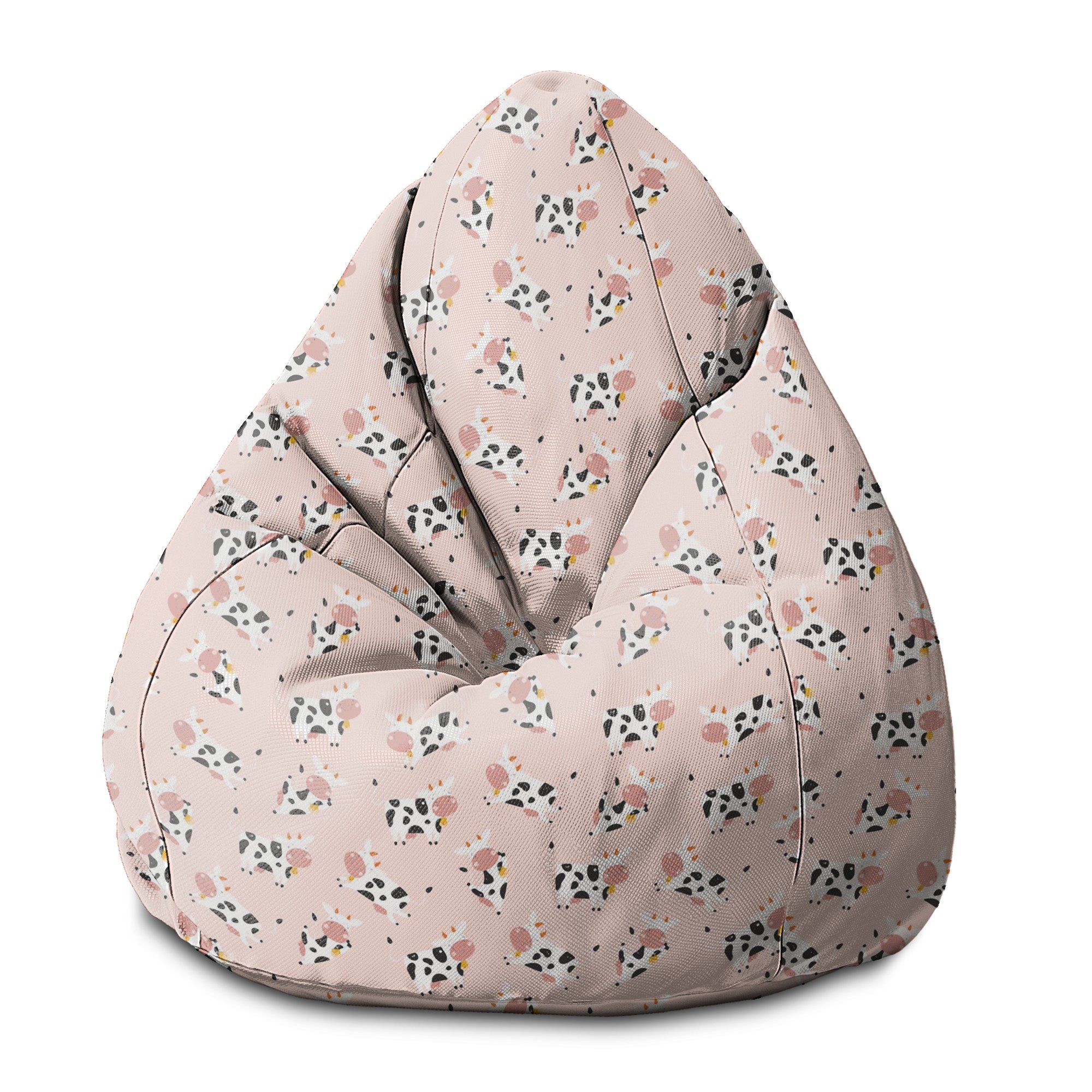 Puf Pearshape Happy Cow-S-Oxford
