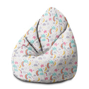 Puf Pearshape Happy Sky-M-Oxford