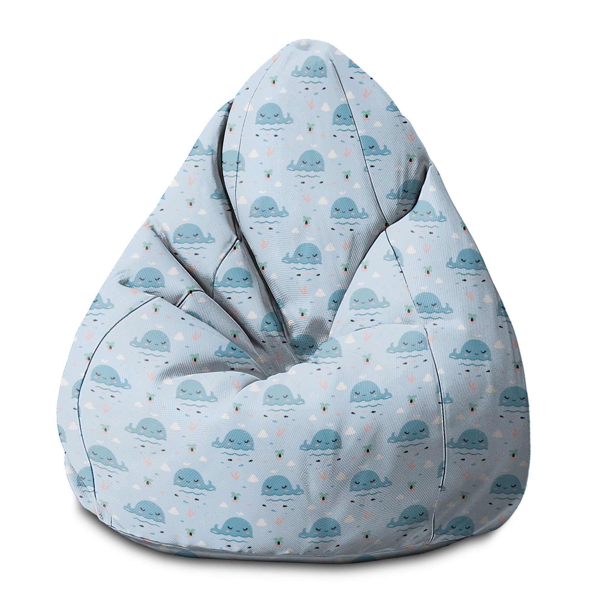 Puf Pearshape Happy Whale-S-Oxford