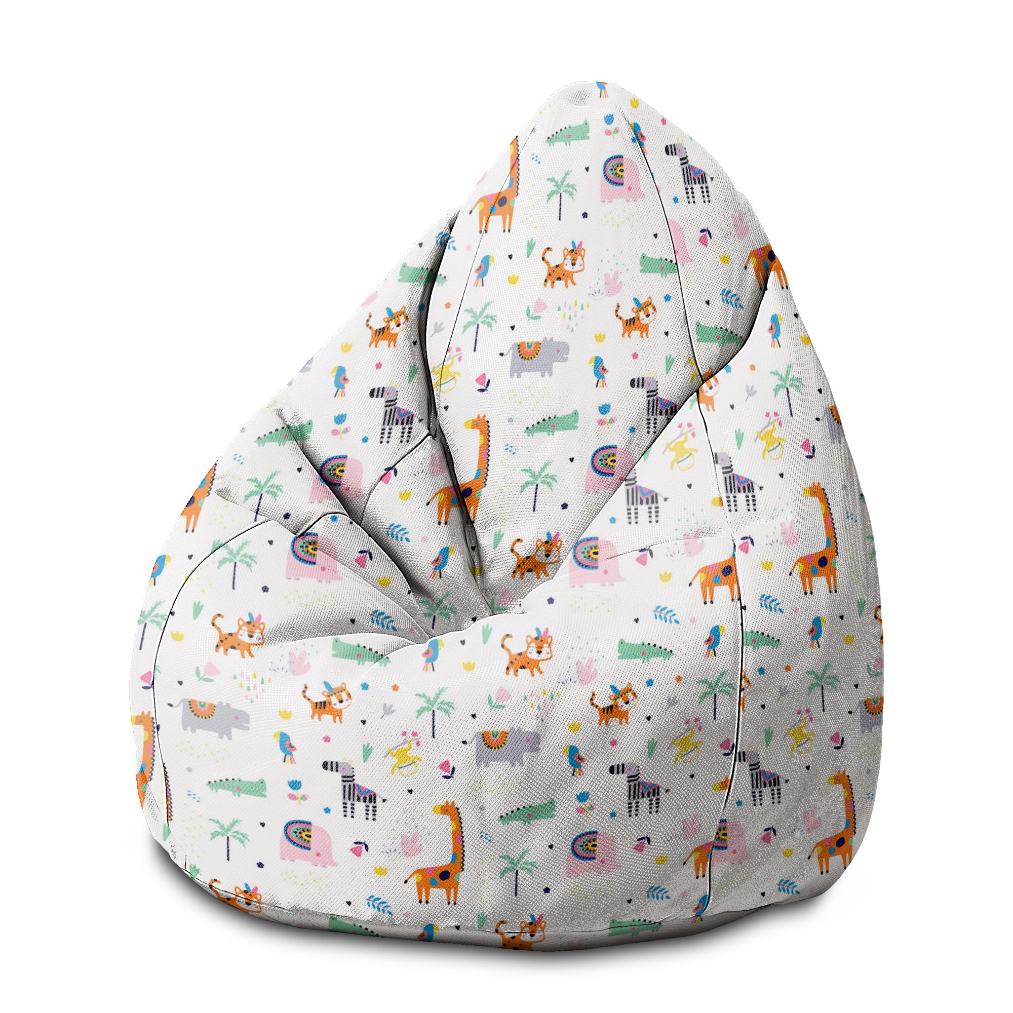 Puf Pearshape Happy Zoo-S-Velvet