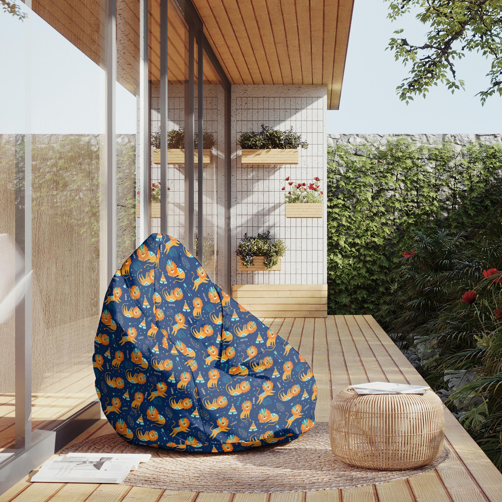 Puf Pearshape Lions Roar-M-Velvet