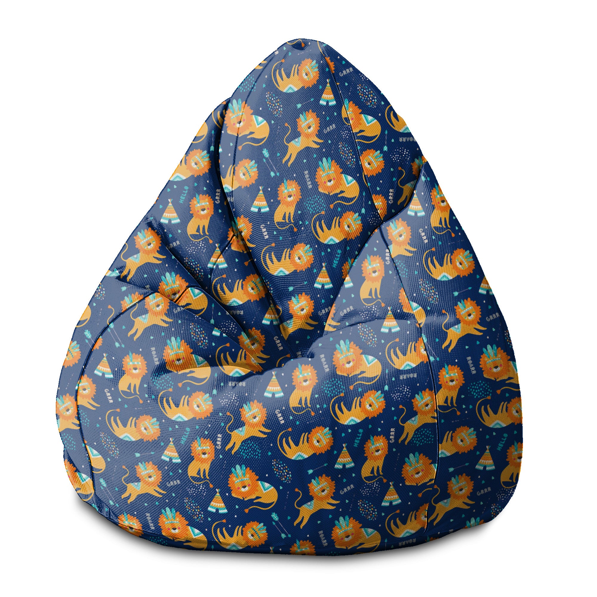 Puf Pearshape Lions Roar