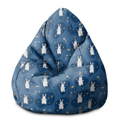 Puf Pearshape Rabbit in the Space