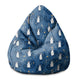 Sedací vak Pearshape Rabbit in the Space
