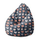 Pearshape Sleeping Animals Pouf-M-Velvet