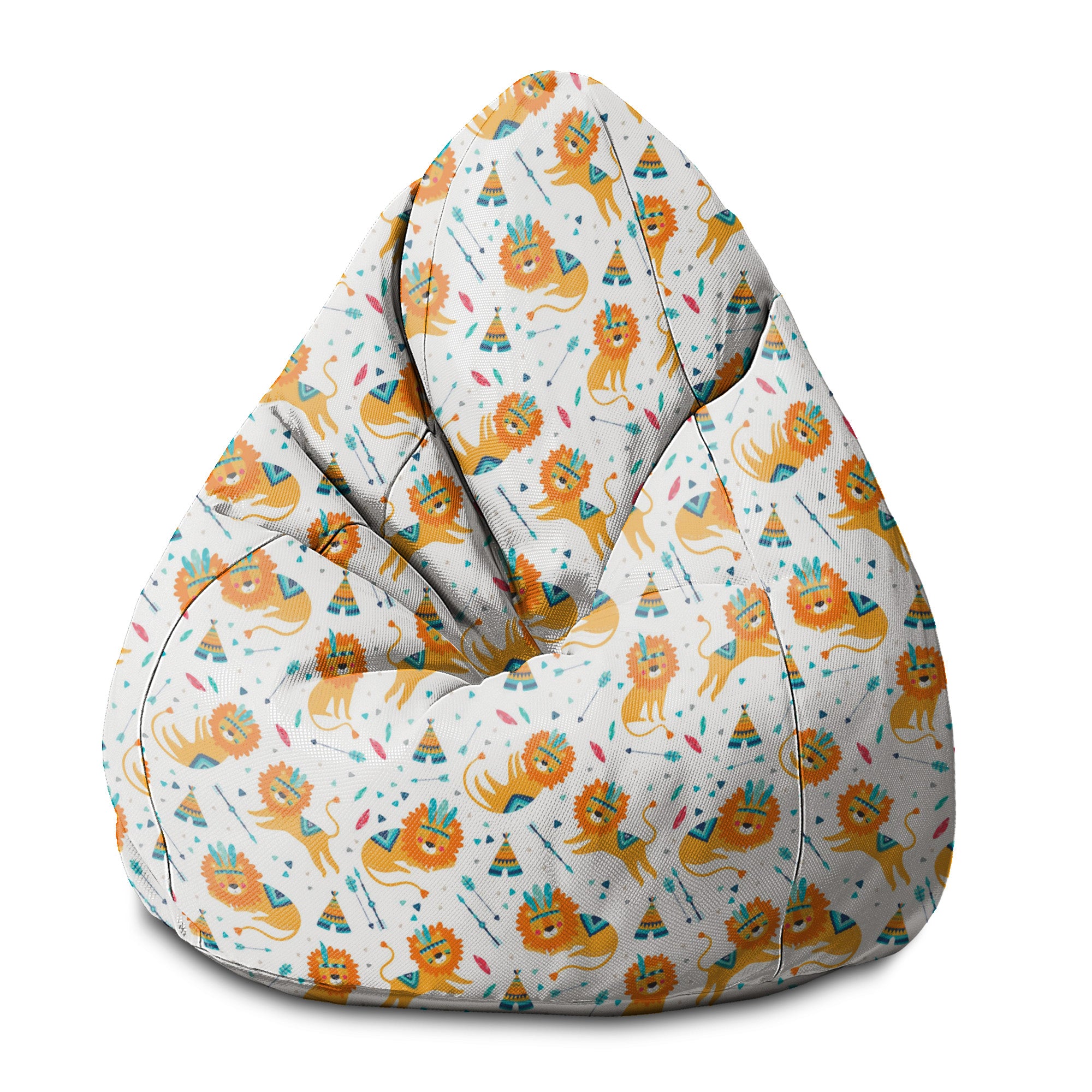 Puf Pearshape Sleepy Lions