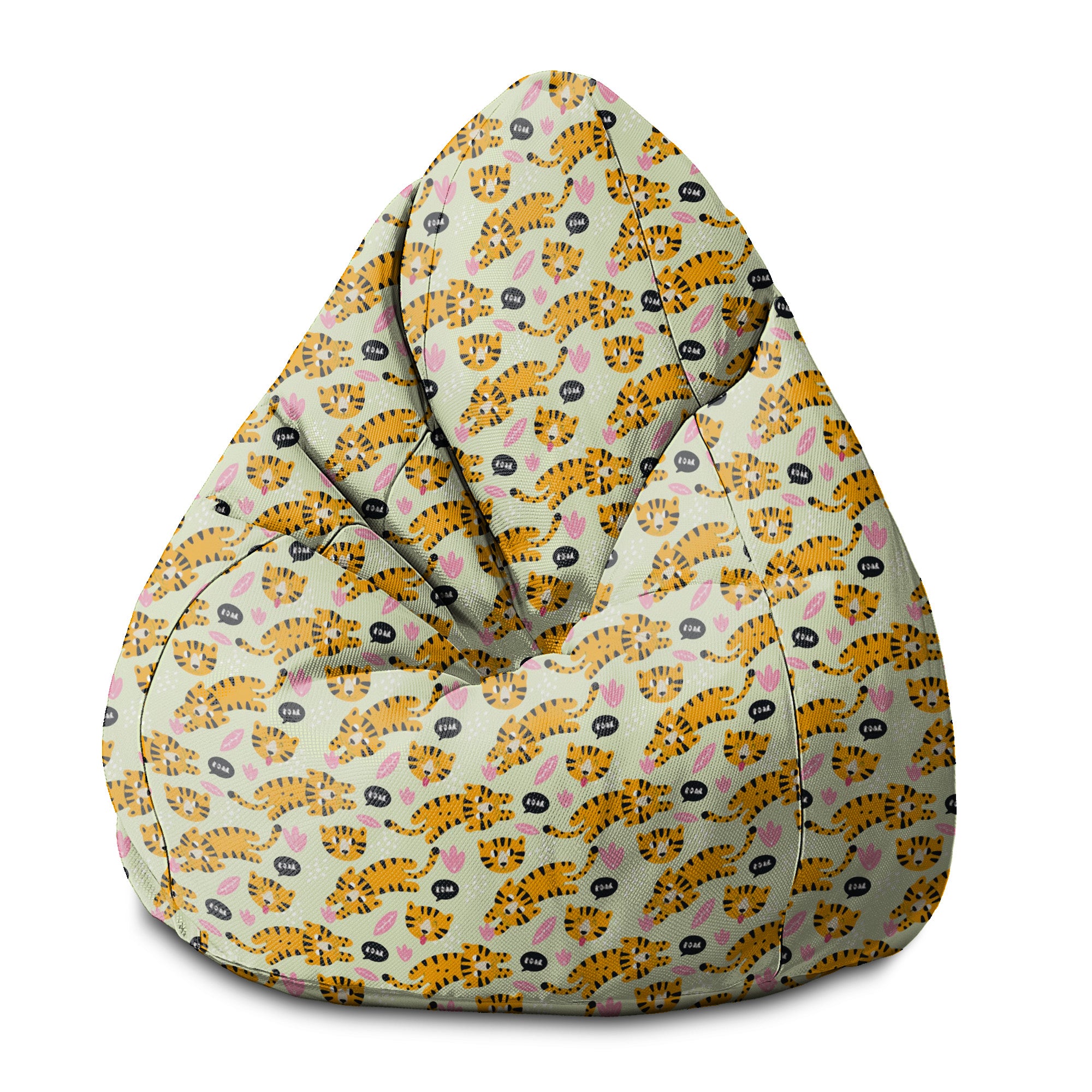 Puf Pearshape Tiger Roar-S-Velvet