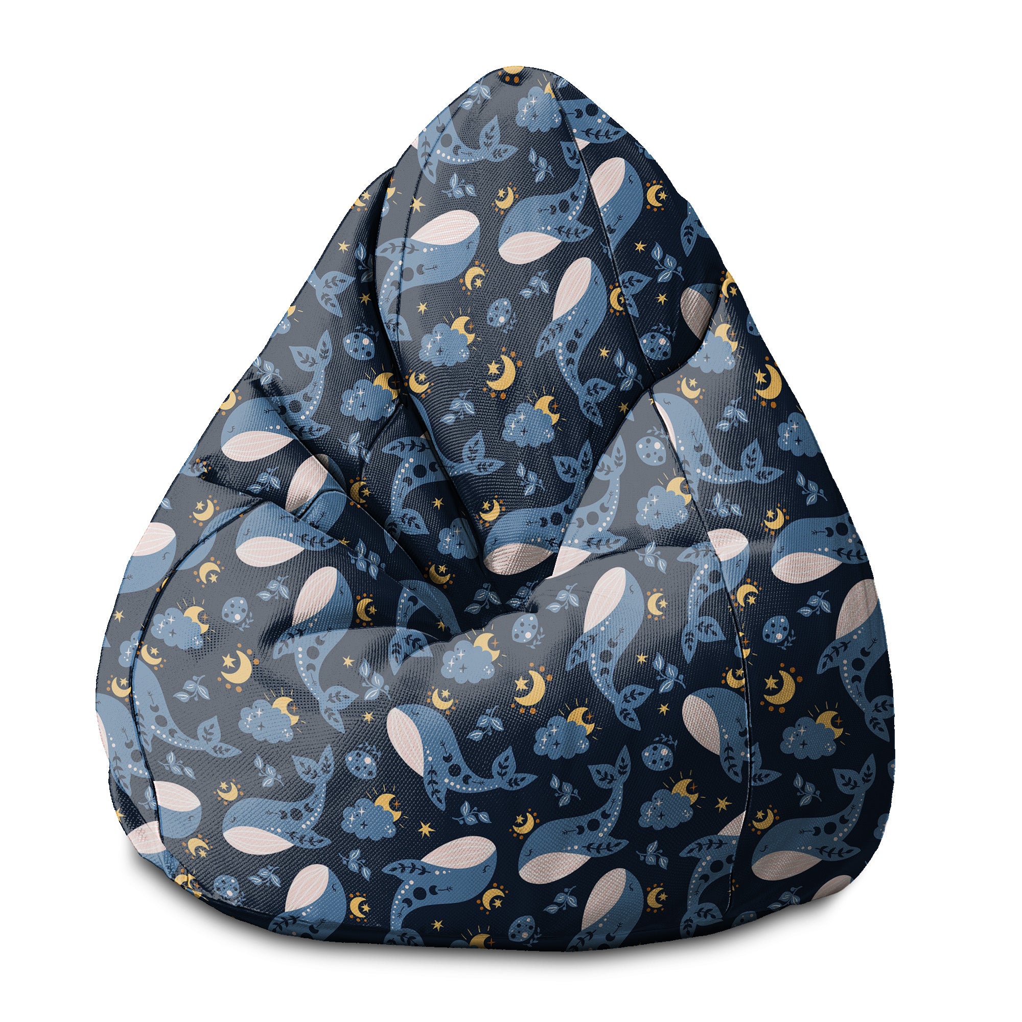 Puf Pearshape Whales-S-Velvet