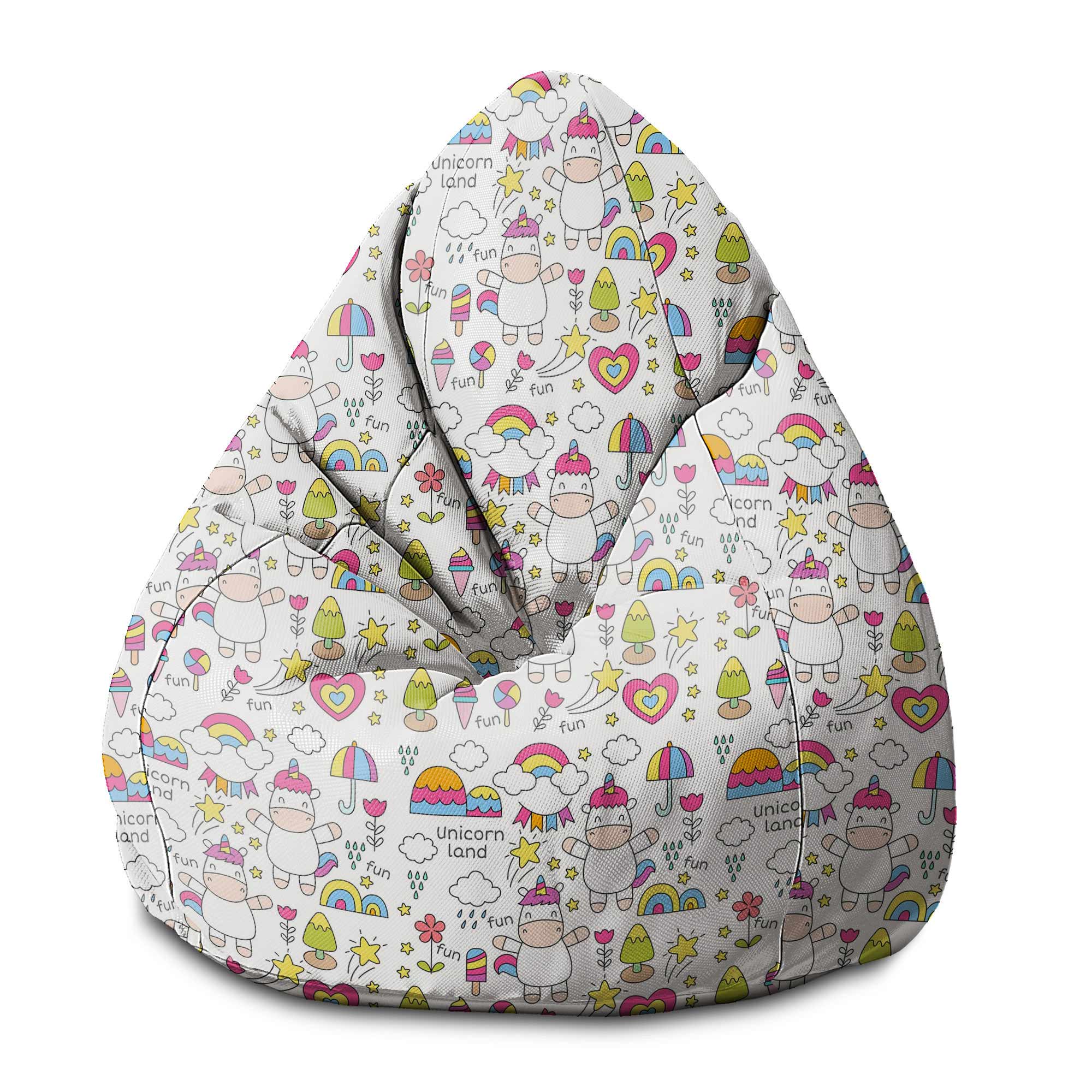 Puf Pearshape Unicorn Land