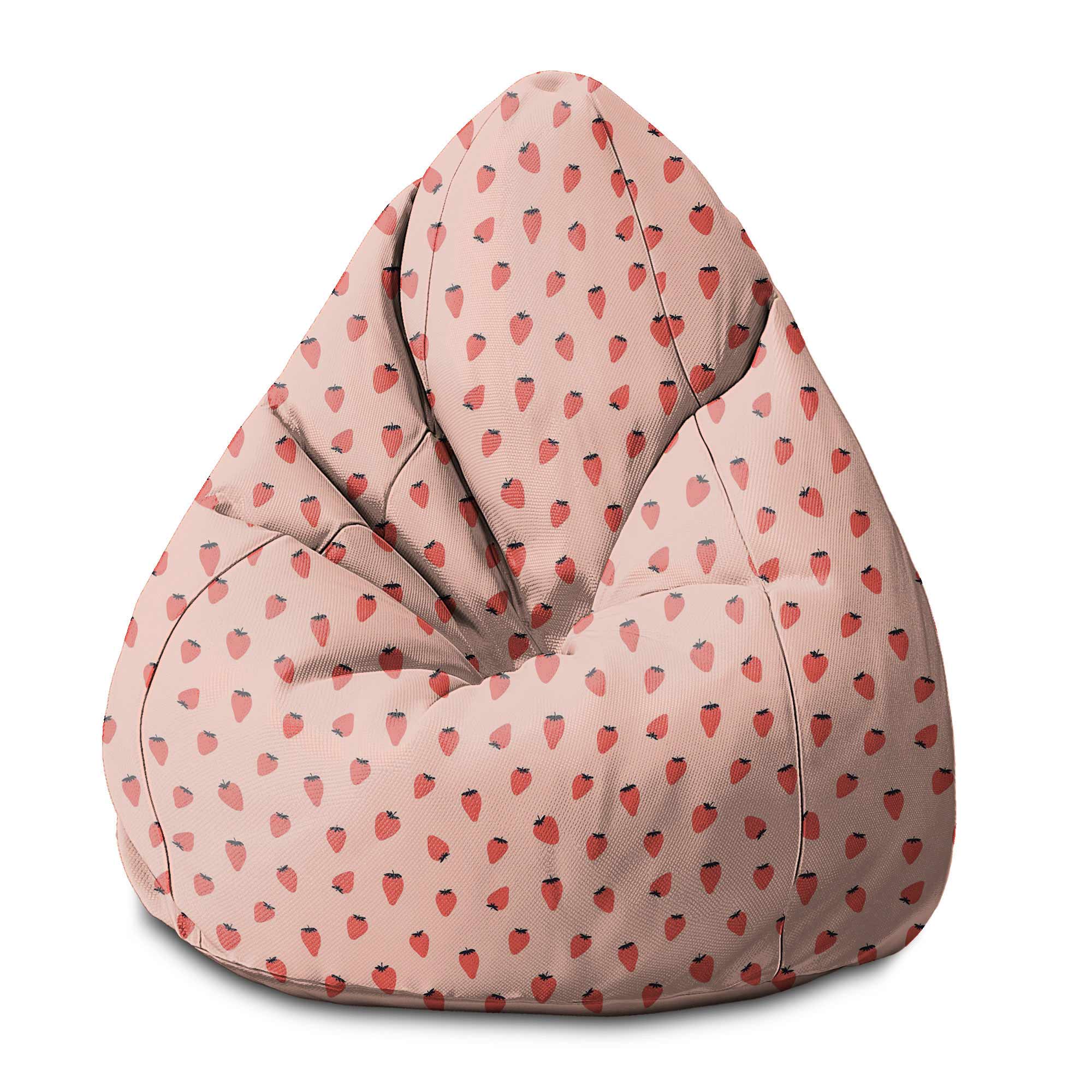 Puf Pearshape Strawberry-S-Velvet