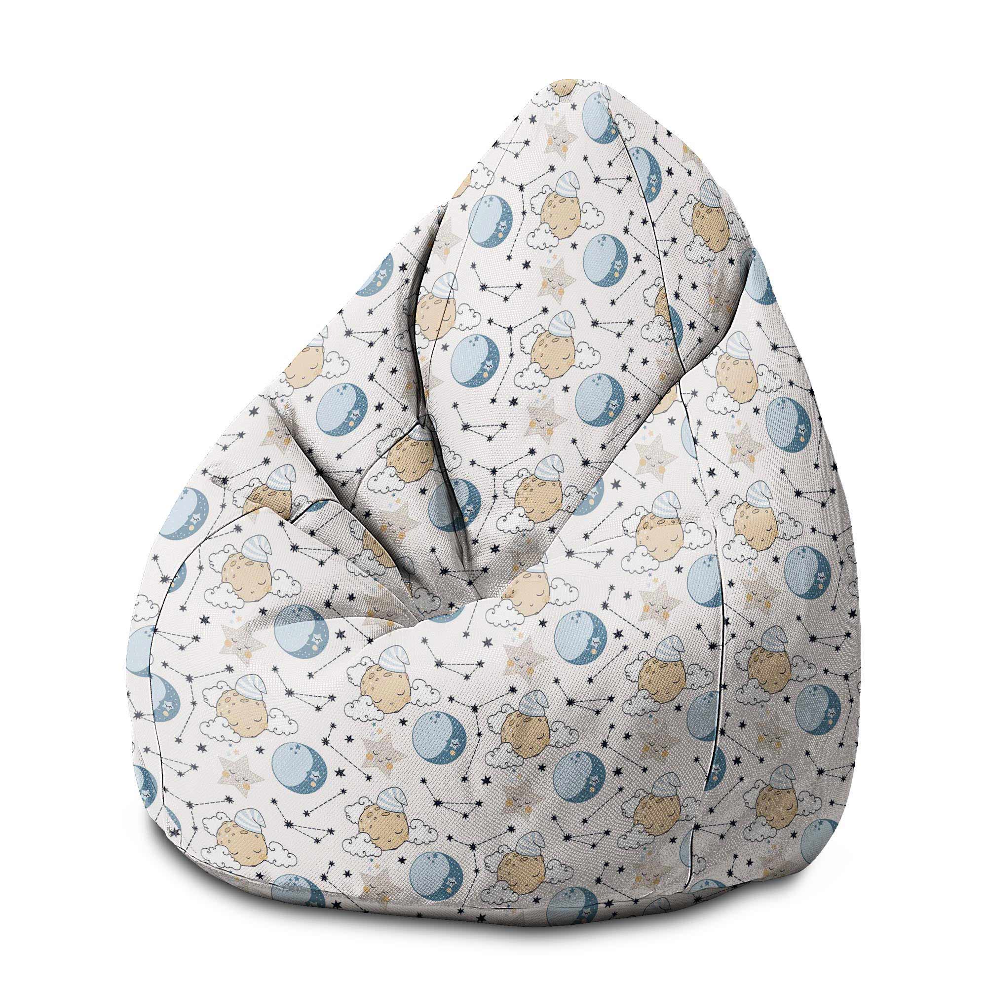 Puf Pearshape Sleeping Moon-M-Velvet