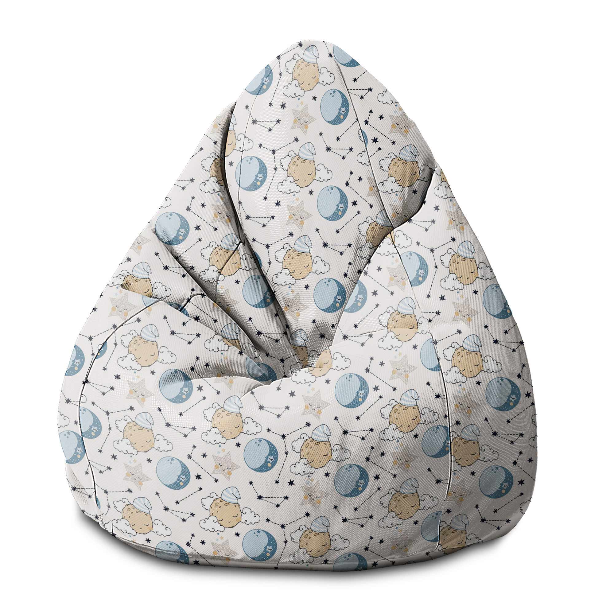 Puf Pearshape Sleeping Moon-S-Oxford