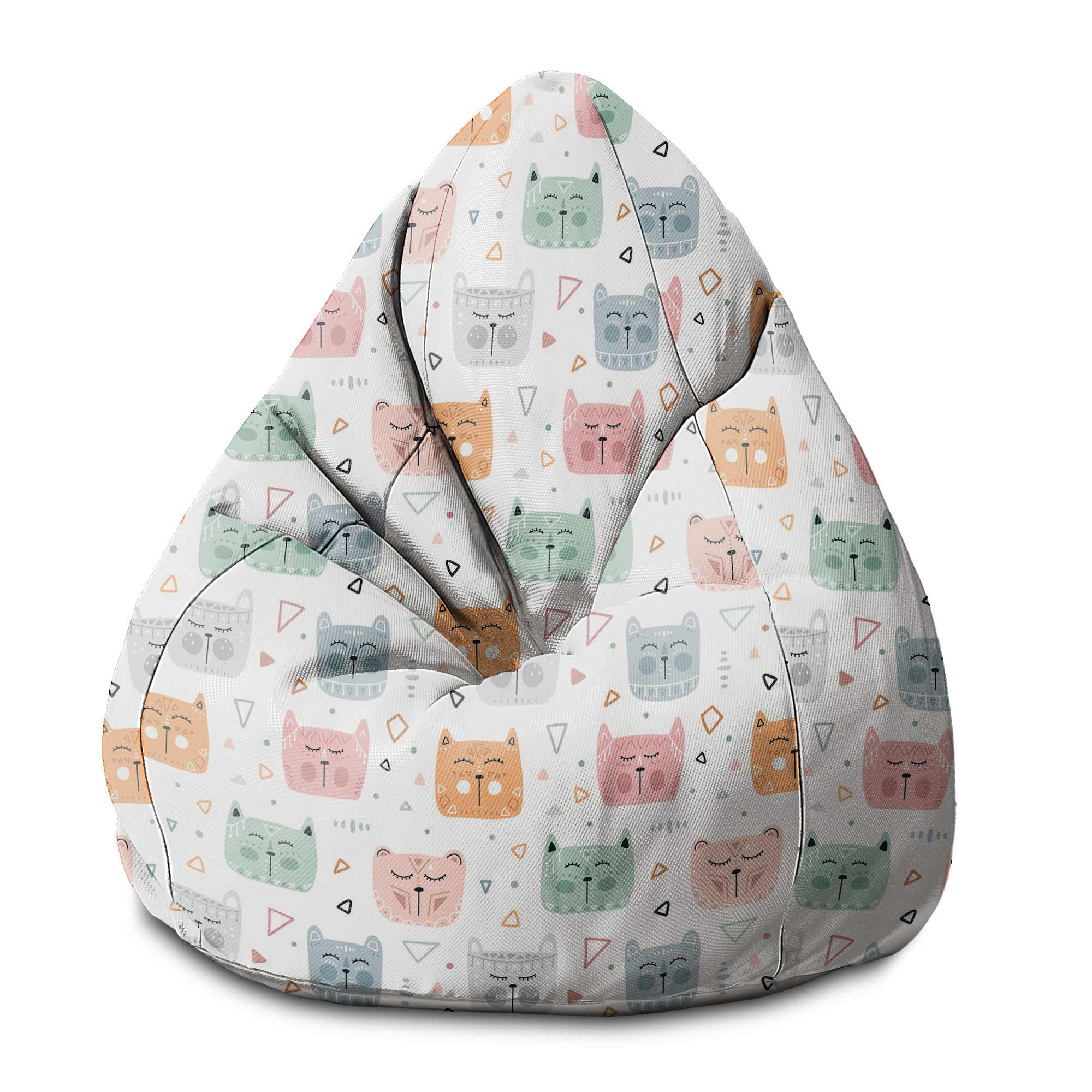 Puf Pearshape Sleepy Cats-S-Velvet