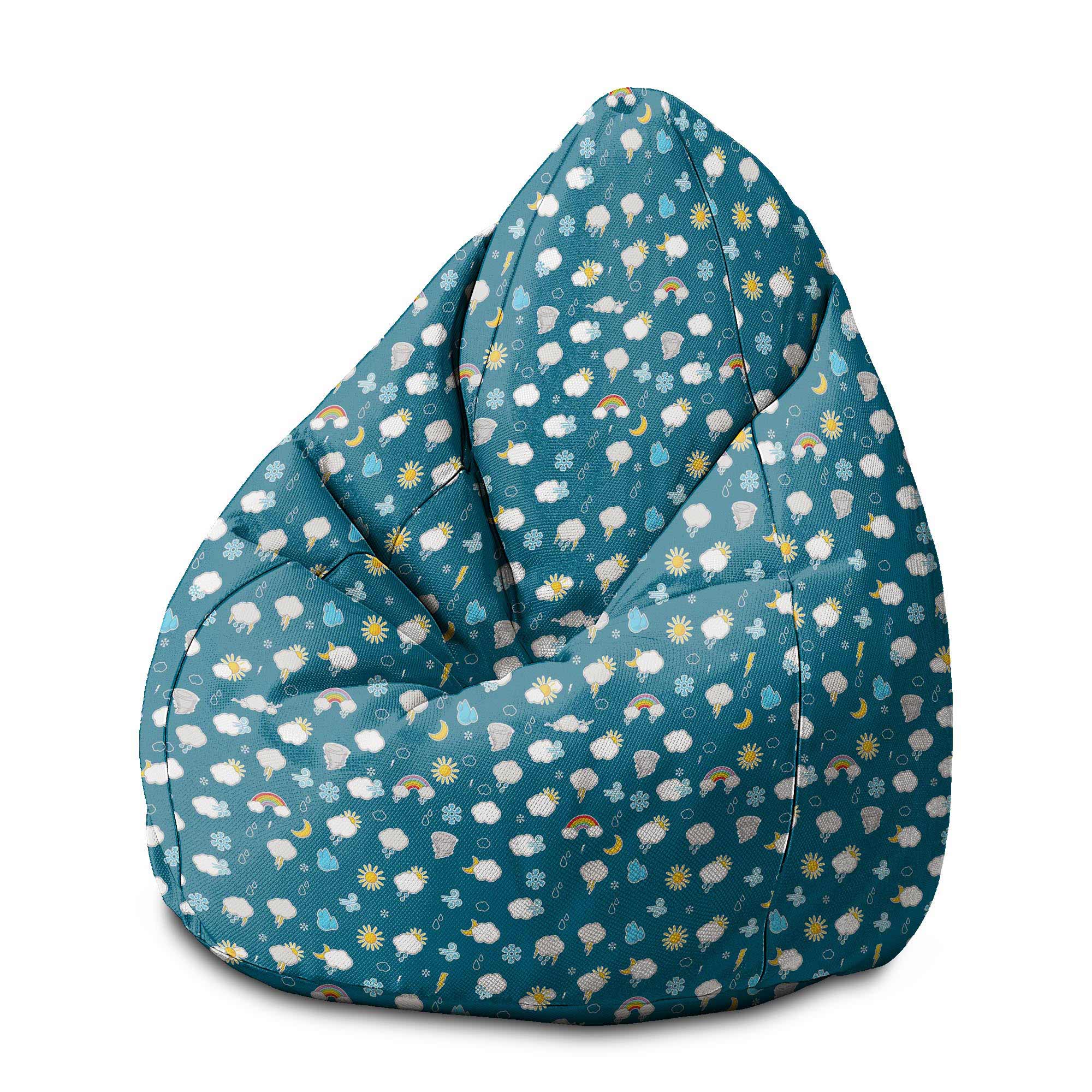 Puf Pearshape Rainy Weather-M-Oxford