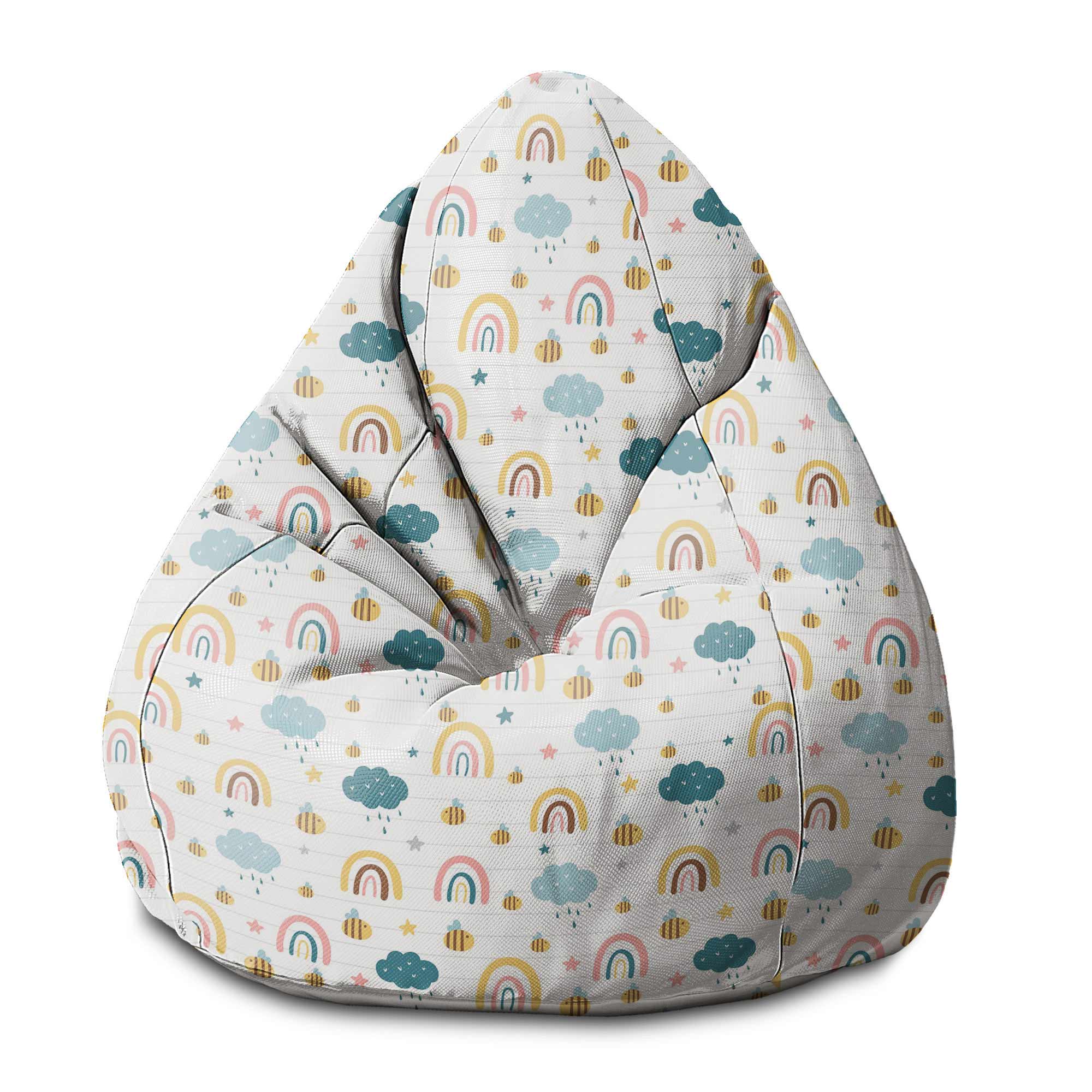 Puf Pearshape Rainbow a Bee-S-Oxford