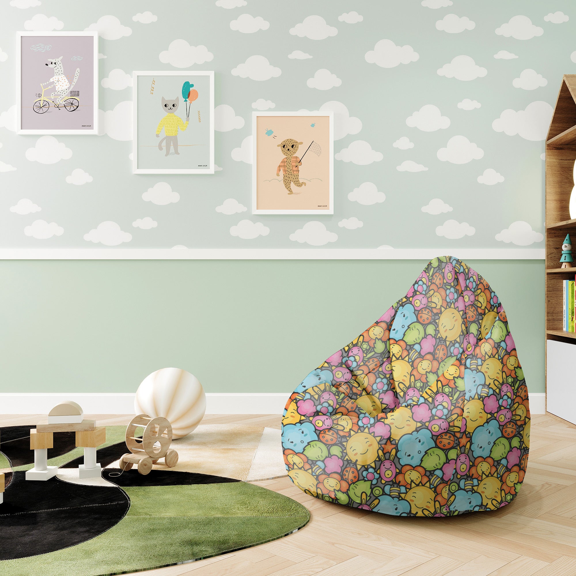 Puf Pearshape Przyjaciele-S-Oxford