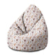 Sedací vak Pearshape Abstract Doodle Baby Pattern-M-Oxford