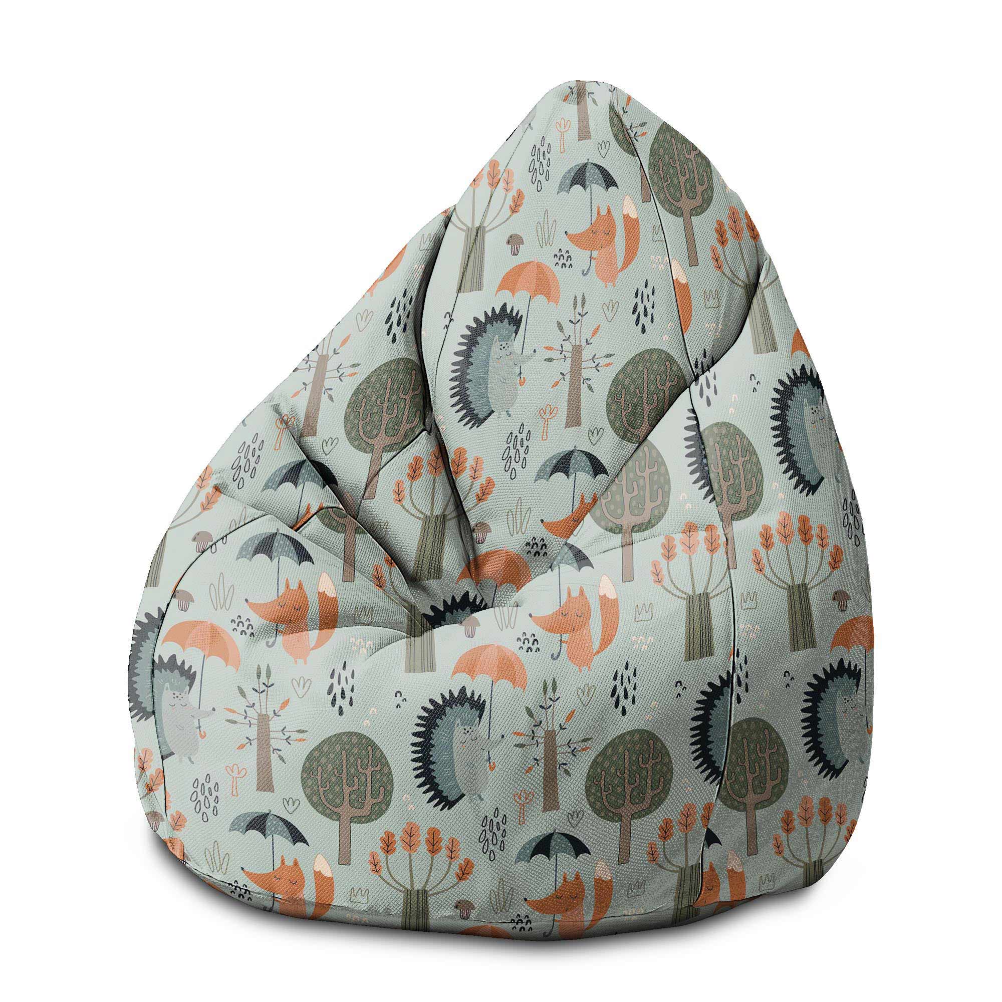 Puf Pearshape Autumn Forest-M-Velvet