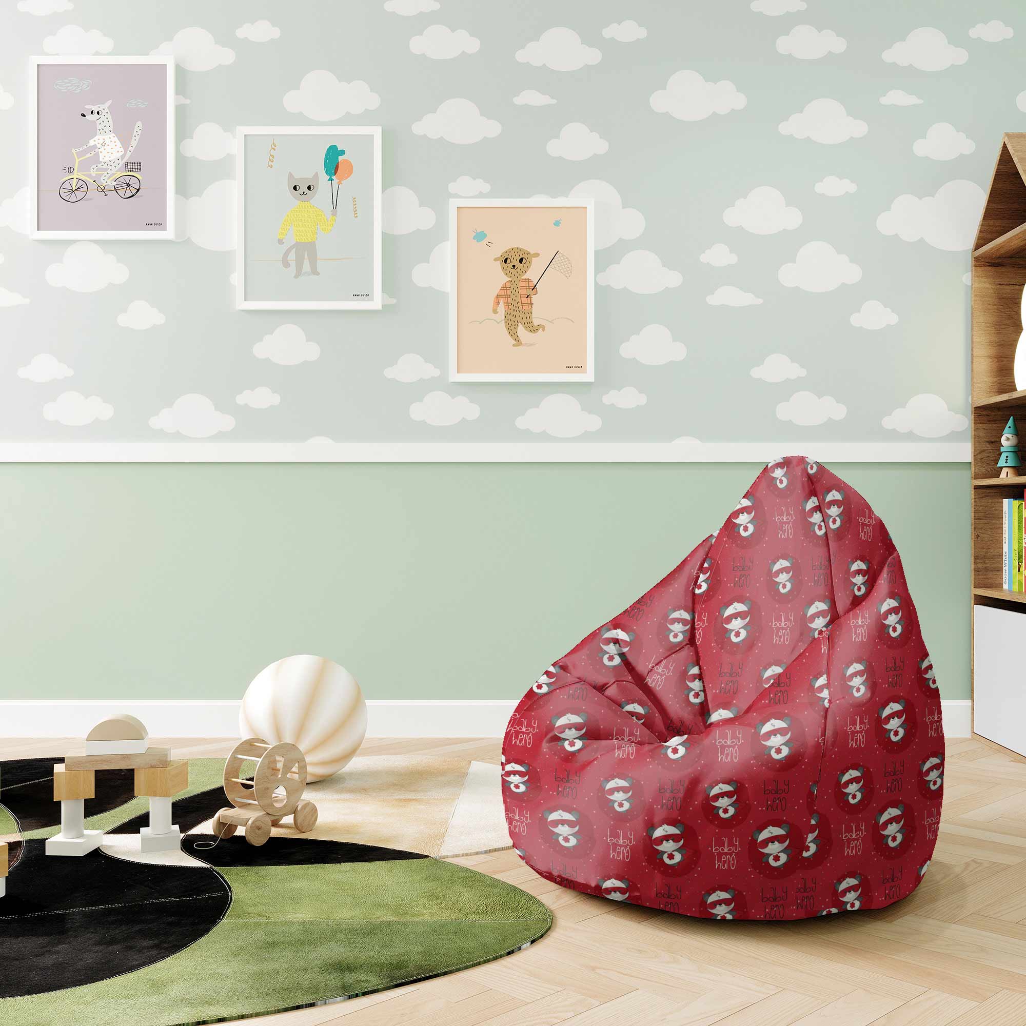 Puf Pearshape Baby Hero