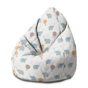Puf Pearshape Blue Elephant-M-Velvet