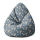 Pearshape Boy in Space-S Velvet Pouf