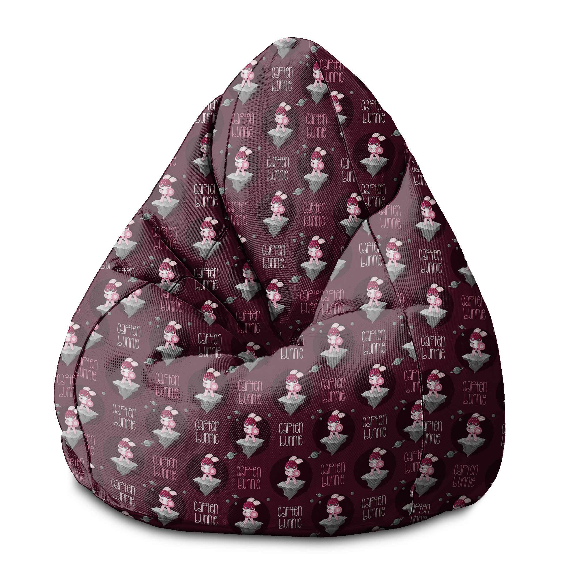 Puf Pearshape Capten Bunny