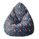 Pear-shaped Pouf Cosmos-S-Velvet