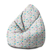 Puf Pearshape Dinosaurs and Unicorns-M-Velvet