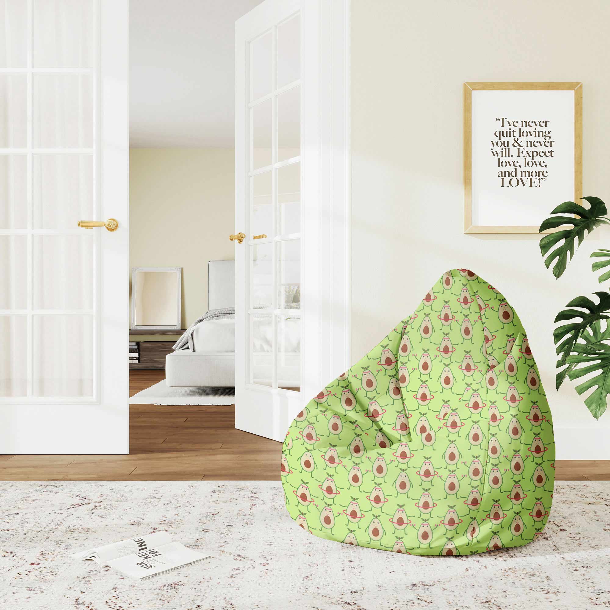 Puf Pearshape Exercising Avocados-M-Oxford