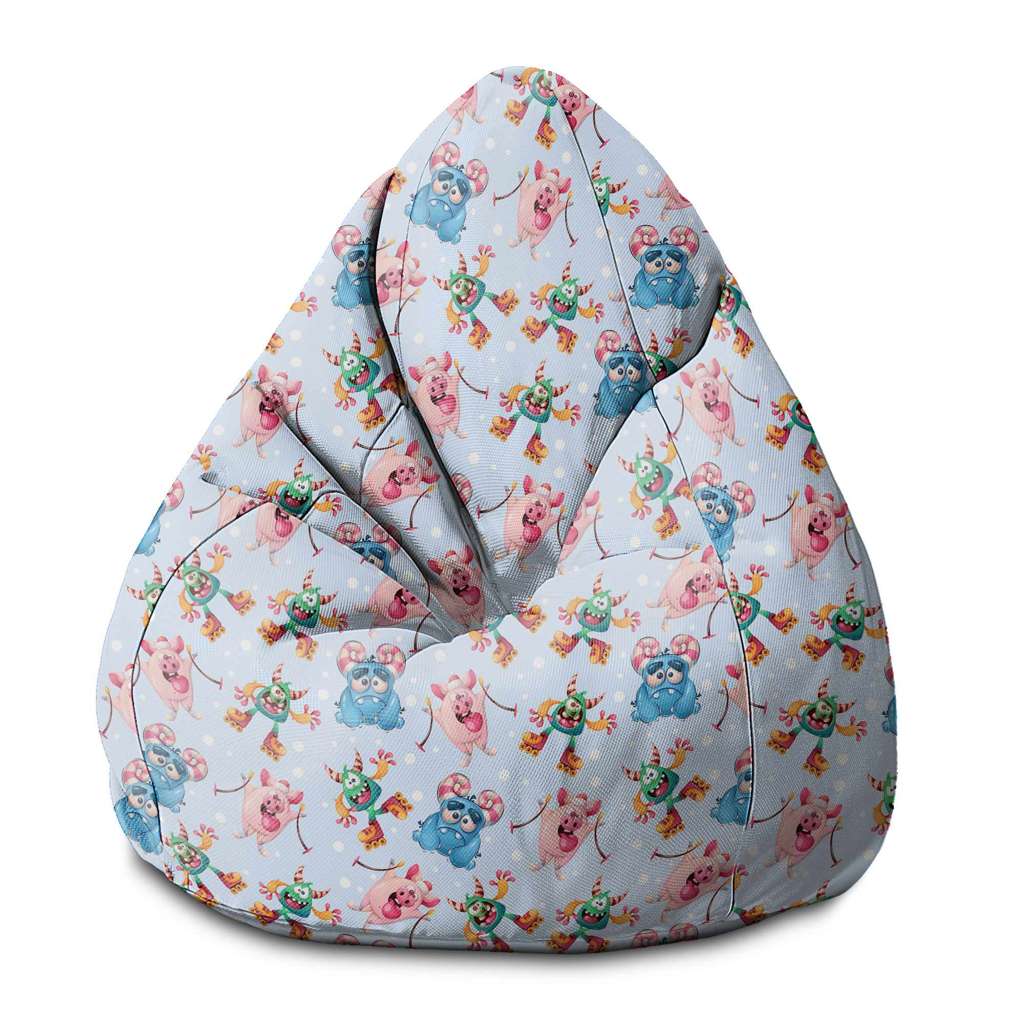Puf Pearshape Veselé příšerky-S-Oxford
