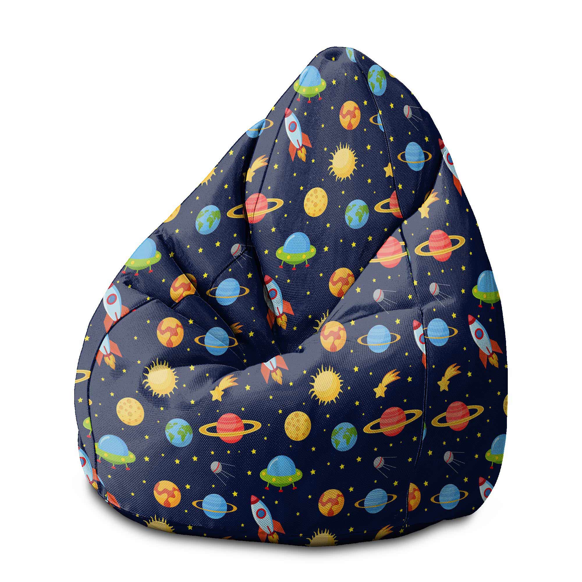 Puf Pearshape Worek Galaxy-M-Velvet