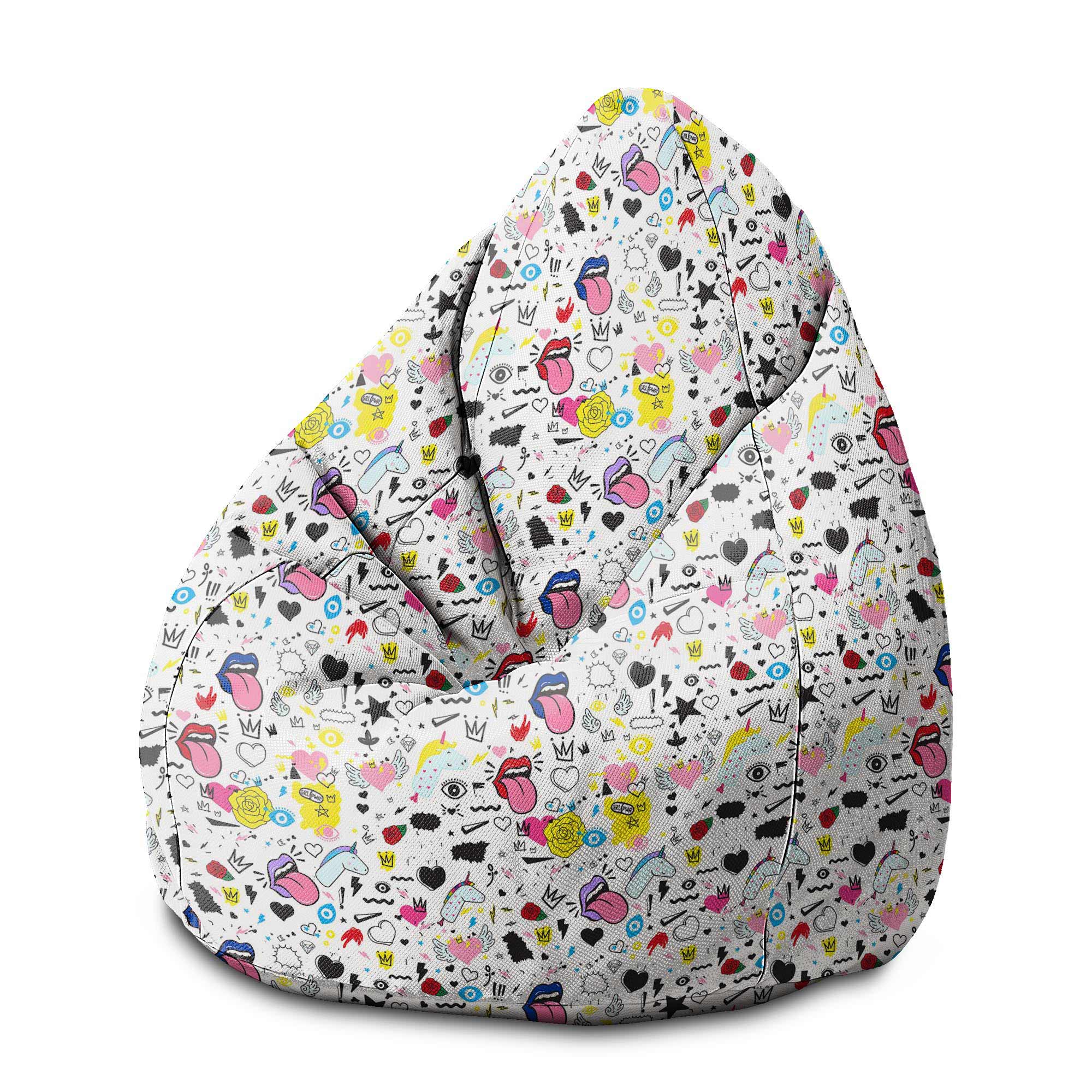 Puf Pearshape Girl Power-M-Velvet