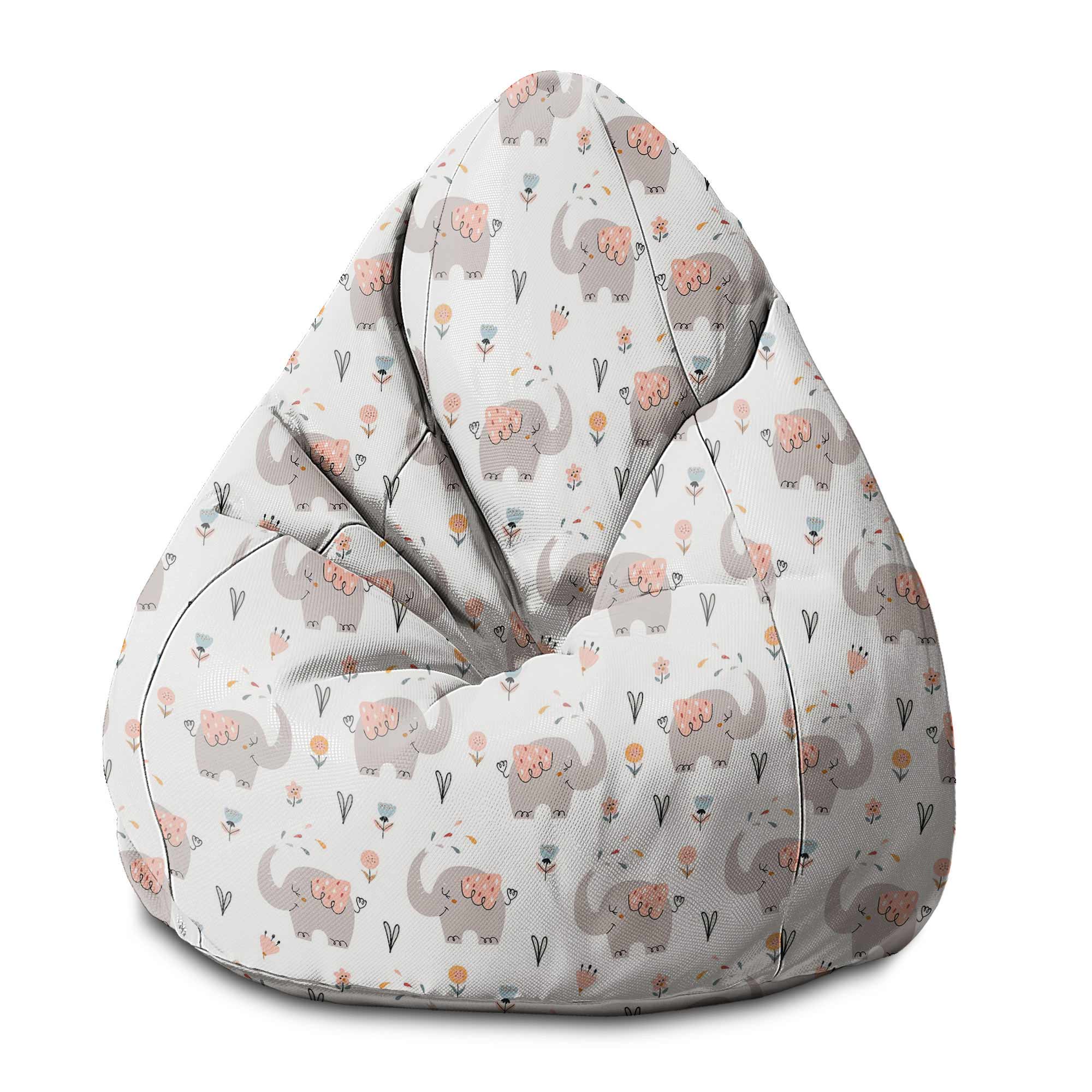 Puf Pearshape Happy Elephant-S-Velvet