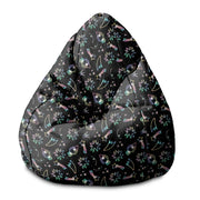 Puf Pearshape Neon Galaxy